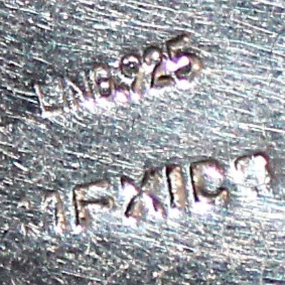 Vintage Southwestern Sterling Silver Azurite Necklace 18 Inches - Picture 7 of 8